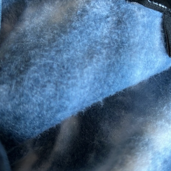 Tie Dye Cropped Crew Neck sweatshirt size small blue & white - Picture 13 of 14